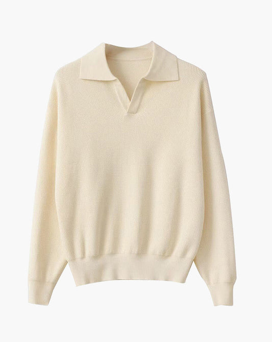 Busan | Polo z Dekoltem w Serek